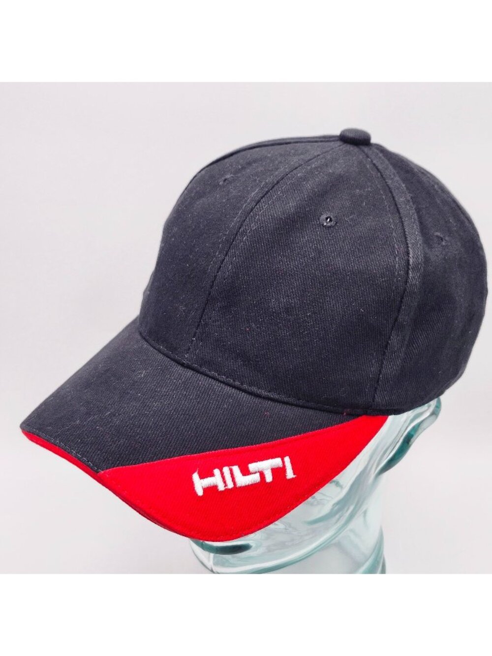 Hilti Black & Red Adjustable Baseball Hat Cap With Embroidered Logo